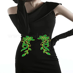 1Pair Embroidery Thread Flower Cloth Patches&nbsp;PATC-LP0001-49