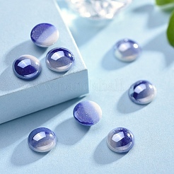 Opaque Glass Cabochons&nbsp;GGLA-S038-12D-8mm