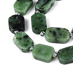 Natural Ruby in Zoisite Beads Strands&nbsp;G-T138-26A-09