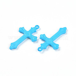 Opaque Acrylic Pendants&nbsp;SACR-WH0017-01A