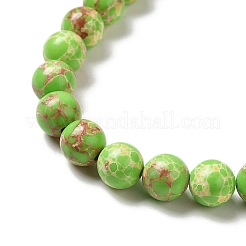 Synthetic Imperial Jasper Dyed Beads Strands&nbsp;G-P507-01A-04