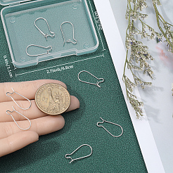 10Pcs 925 Sterling Silver Hoop Earrings&nbsp;STER-BBC0001-81