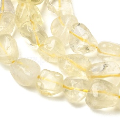 Natural Lemon Quartz(Heated) Beads Strands&nbsp;G-P497-01E-52
