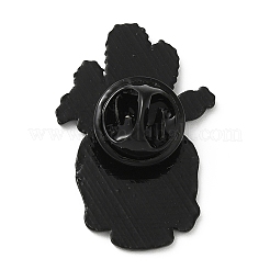 Black Alloy Brooch&nbsp;JEWB-Z011-02D-EB