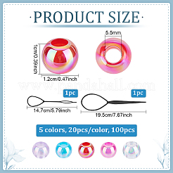 1Bag Plastic Hair Braiding Tool&nbsp;FIND-PH0061-99