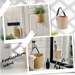 Woven Cotton Storage Baskets&nbsp;AJEW-WH20054-010B