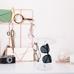 2 Styles Rotatable Acrylic Eyeglasses Frame Riser Display Stands&nbsp;DIY-FH0007-49
