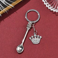Tibetan Style Alloy Keychains&nbsp;KEYC-YW00266