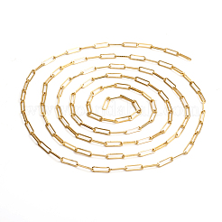 Brass Paperclip Chains&nbsp;CHC-L044-01B-G