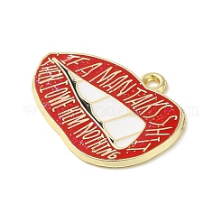 Alloy Enamel Pendants&nbsp;ENAM-C022-02C-G