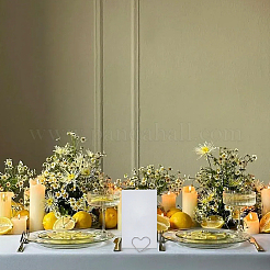 32Pcs Mini Iron Place Card Holders&nbsp;ODIS-SP0001-08P