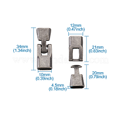 Alloy Snap Lock Clasps&nbsp;LS-PALLOY-TAC0009-24AS