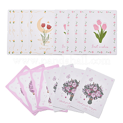 40 Sheets 4 Styles Paper Invitations Greeting Card&nbsp;AJEW-FS0001-26