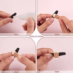 48Pcs 8 Style Opaque Resin Cabochons&nbsp;CRES-SZ0001-12