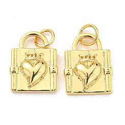 Rack Plating Brass Pendant Rhinestone Settings&nbsp;KK-D026-05G