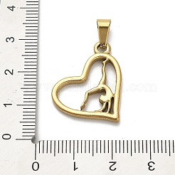 304 Stainless Steel Pendants&nbsp;STAS-Q343-10G