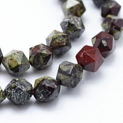 Natural Dragon Blood Beads Strands&nbsp;G-F523-49-6mm