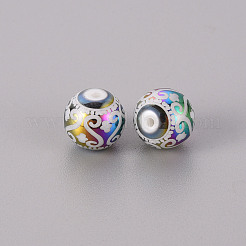 Electroplate Glass Beads&nbsp;X-EGLA-Q123-005A