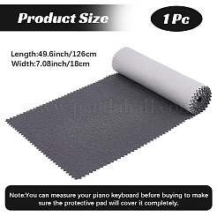 Microfiber Dustproof Cloth for Piano Keyboard&nbsp;AJEW-WH20070-251D