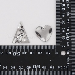 30Pcs 6 Style 304 Stainless Steel Pendant&nbsp;STAS-SZ0002-70P