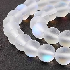 Synthetic Moonstone Beads Strands&nbsp;G-E573-01B-08