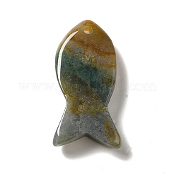 Natural Moss Agate Pendants&nbsp;G-G932-B14