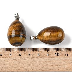 Natural Tiger Eye Pendants&nbsp;GG-K002-08A-03