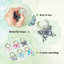 Printed Acrylic Shoe Charms&nbsp;PALLOY-AB00080