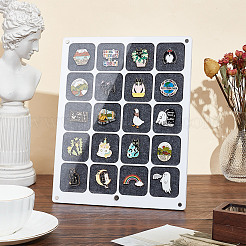 Acrylic with Felt Commemorative Coin Display Tray&nbsp;AJEW-WH0471-110A