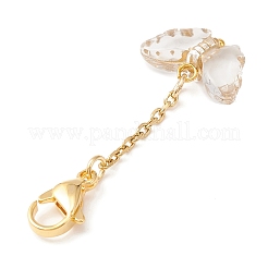 Transparent Acrylic Butterfly Pendant Decoration&nbsp;HJEW-JM01172