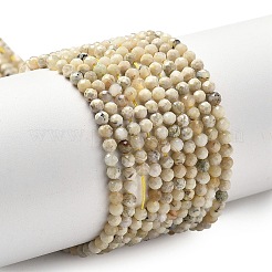 Natural Yellow Opal Beads Strands&nbsp;G-B145-A03-3mm
