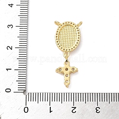 Brass Micro Pave Cubic Zirconia Pendants&nbsp;X1-KK-P334-20G