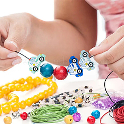 12Pcs 6 Colors Food Grade Eco-Friendly Silicone Focal Beads&nbsp;FIND-HY0002-16