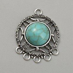 Synthetic Turquoise Chandelier Component Links&nbsp;FIND-TAC0011-49A-AS
