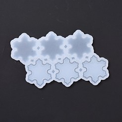 DIY Snowflake Lollipop Making Food Grade Silicone Molds&nbsp;DIY-E051-06