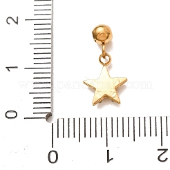 304 Stainless Steel Micro Pave Clear Cubic Zirconia Pendants&nbsp;CU-CBAB6EC-15G-03