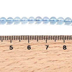 Natural Aquamarine Beads Strands&nbsp;G-G344-A07-4mm