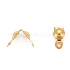 Brass Bead Tips&nbsp;X-KK-N0070-03G