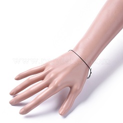 Adjustable Flat Waxed Polyester Cords Bracelet Making&nbsp;AJEW-JB00508
