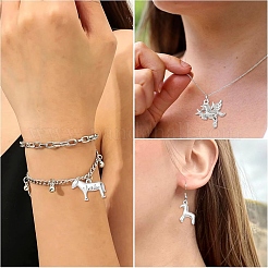 30Pcs 6 Styles Alloy Pendants&nbsp;FIND-YW0012-69