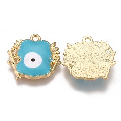 Eco-Friendly Alloy Enamel Pendants&nbsp;ENAM-N050-31C-NR