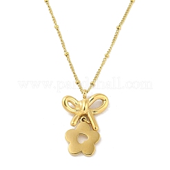 304 Stainless Steel Pendant Necklaces&nbsp;NJEW-Z036-03G