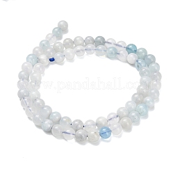 Natural Aquamarine Beads Strands&nbsp;X-G-F826-B01-6mm