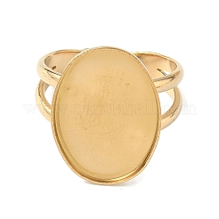 304 Stainless Steel Cuff Rings Components&nbsp;STAS-Z138-02G-01
