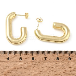 Brass Stud Earrings for Women&nbsp;KK-CBAD851-11G