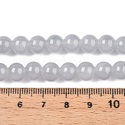 Baking Paint Imitation Jade Glass Round Bead Strands&nbsp;X1-DGLA-Q021-8mm-43