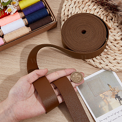 Imitation Leather Ribbon&nbsp;OCOR-WH0112-051C-02