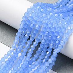 Imitation Jade Glass Beads Strands&nbsp;GLAA-F029-J4mm-04