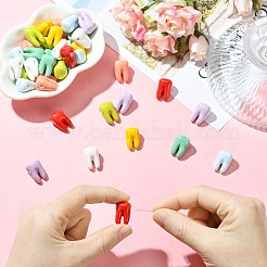 40Pcs 8 Colors Handmade Porcelain Beads&nbsp;PORC-CJ0001-37