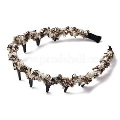 Plastic with Polyester Hair Bands&nbsp;OHAR-B007-04B